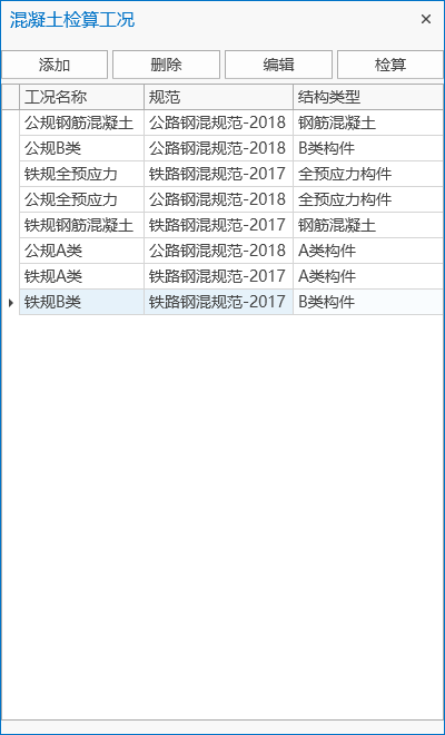 混凝土检算工况窗口操作 混凝土检算工况窗口操作 混凝土检算工况窗口操作 混凝土检算工况窗口操作